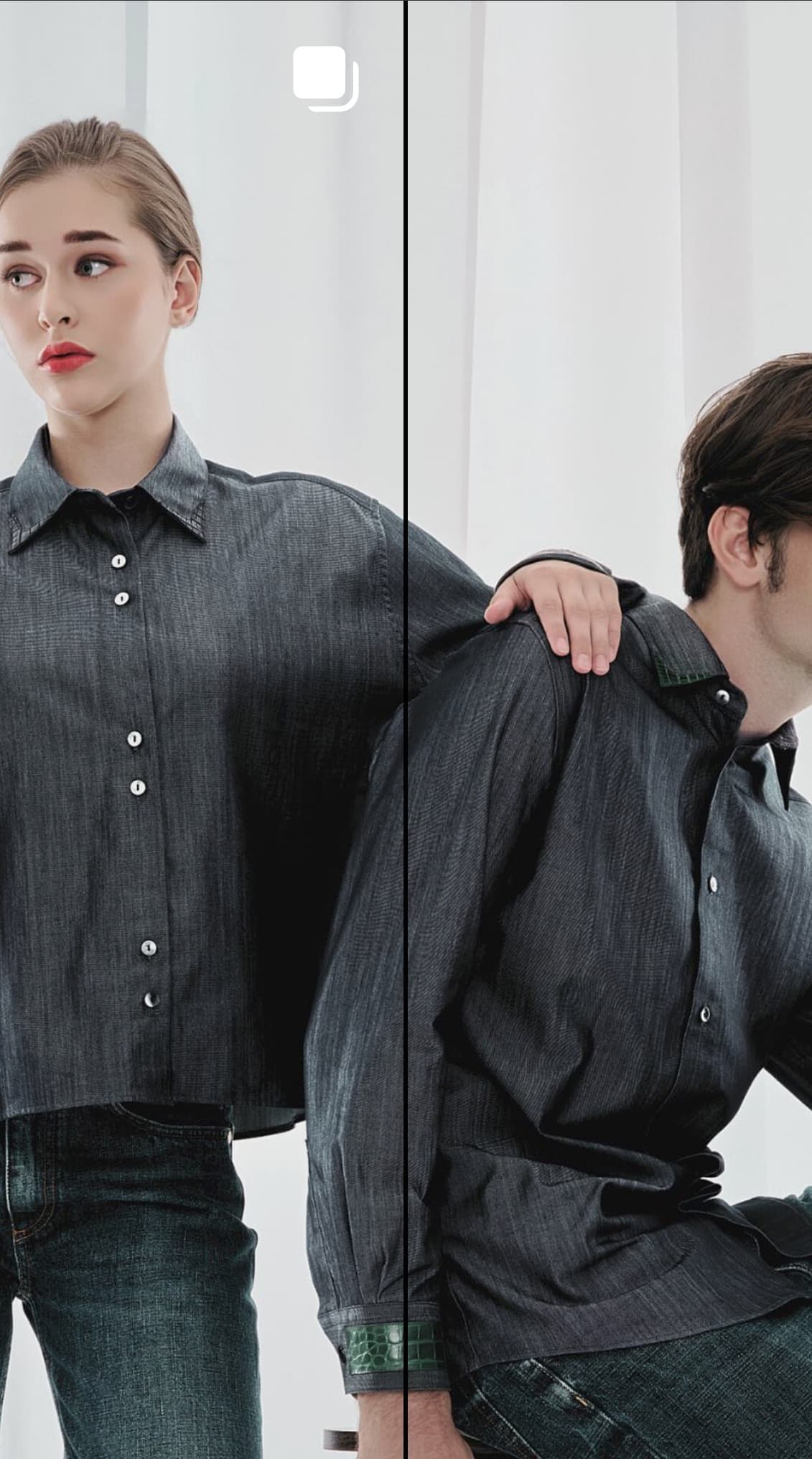 大阪 アパレルメーカー デニム モデル撮影 グラフフォトスタジオ