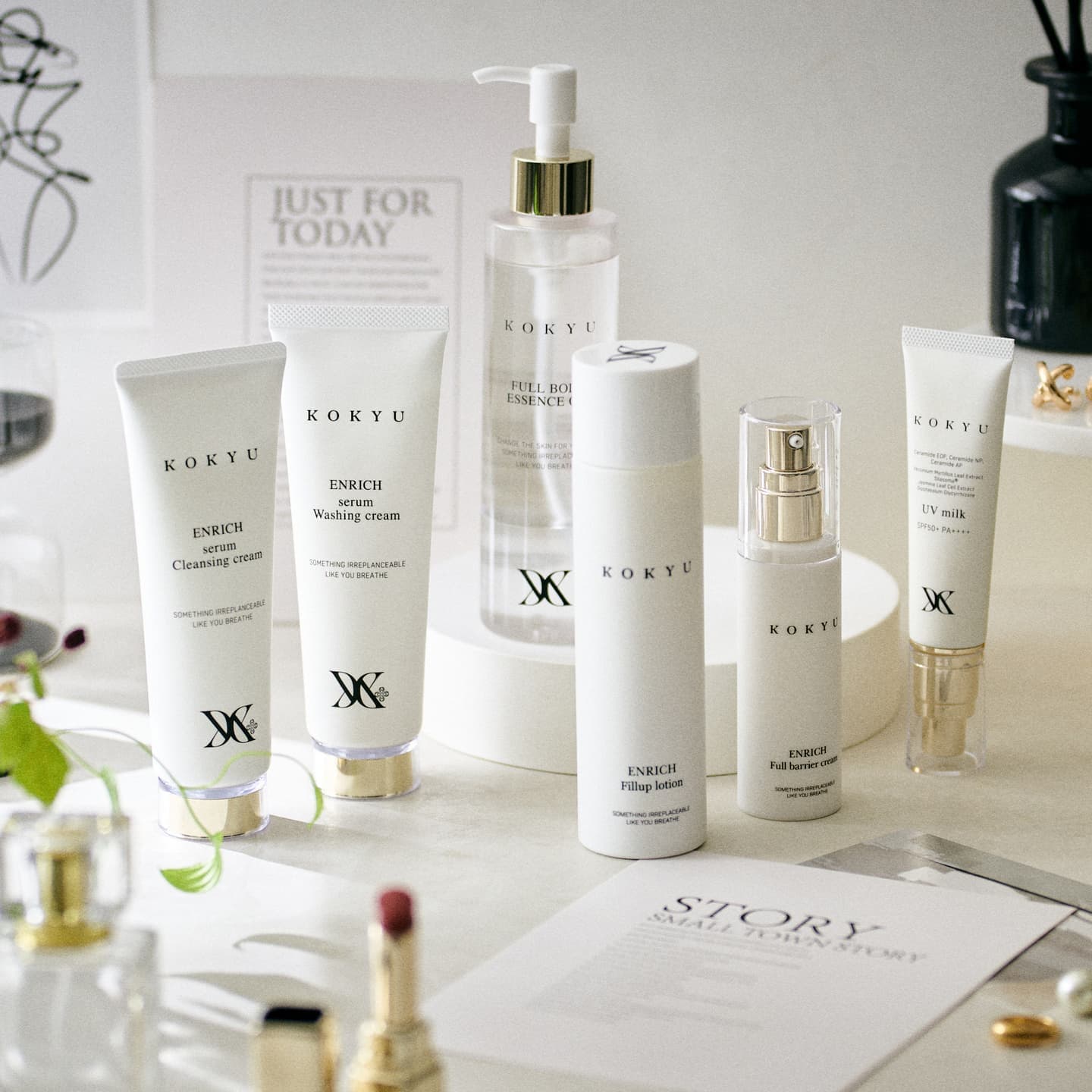 大阪 化粧品撮影 商品集合 グラフフォトスタジオ